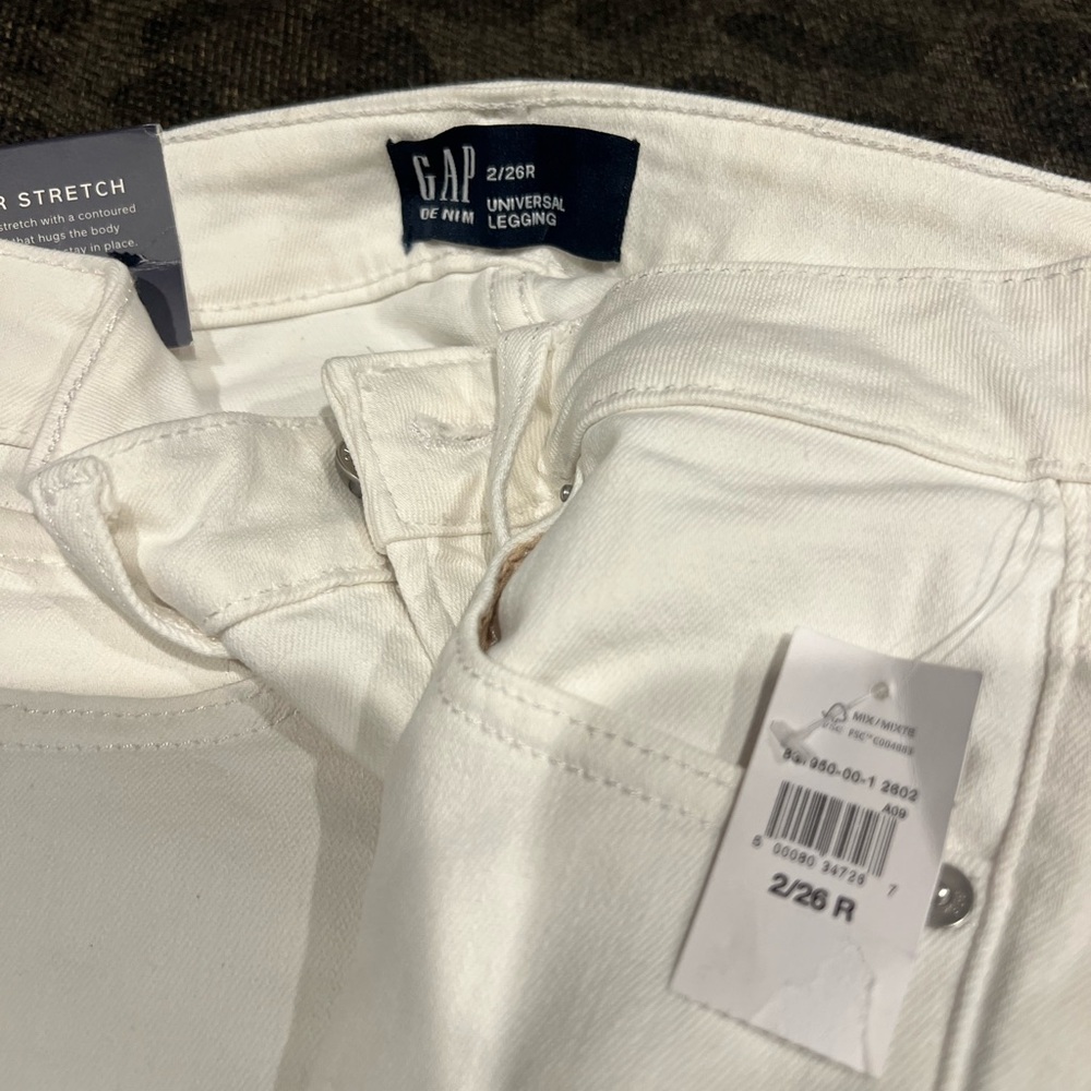 Gap Denim - Universal Legging - White - Size 2/26R